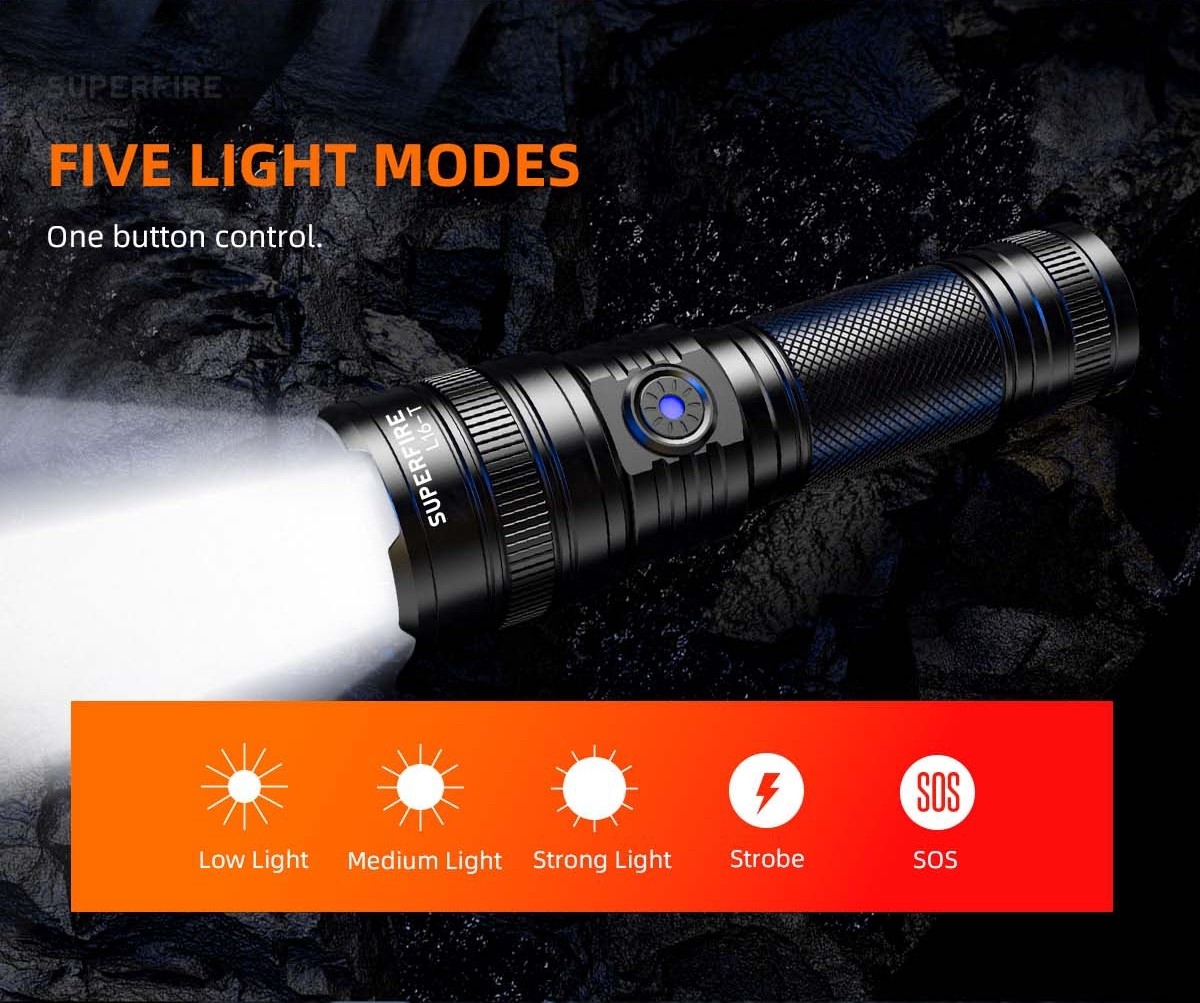 ไฟฉาย Supfire รุ่น L16-T (K0390)