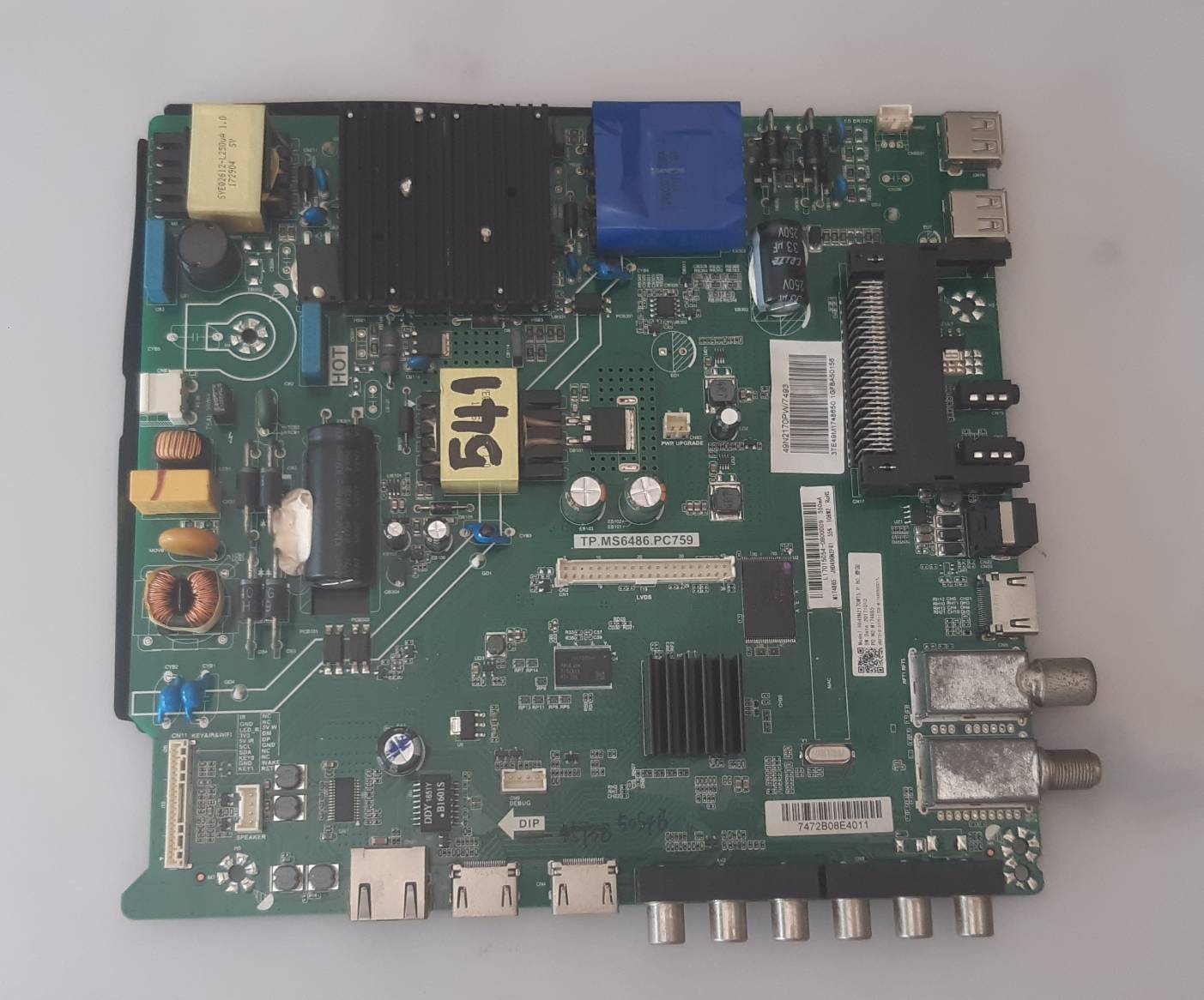 อันที่ 541 Hisense 49N2170PW ซีสเตร็ม TP.MS6486.PC759 ดีเทสแล้ว