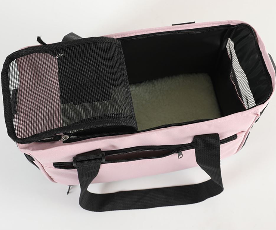 [1100] กระเป๋าสุนัข แมว ถือ สะพายข้าง ใส่แมวง่าย ระบายอากาศดี