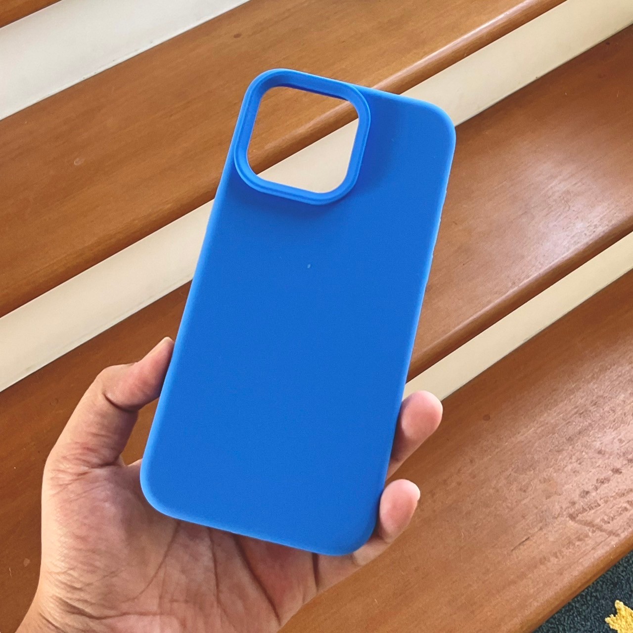 Silicone premium case v.3 (blue colors)