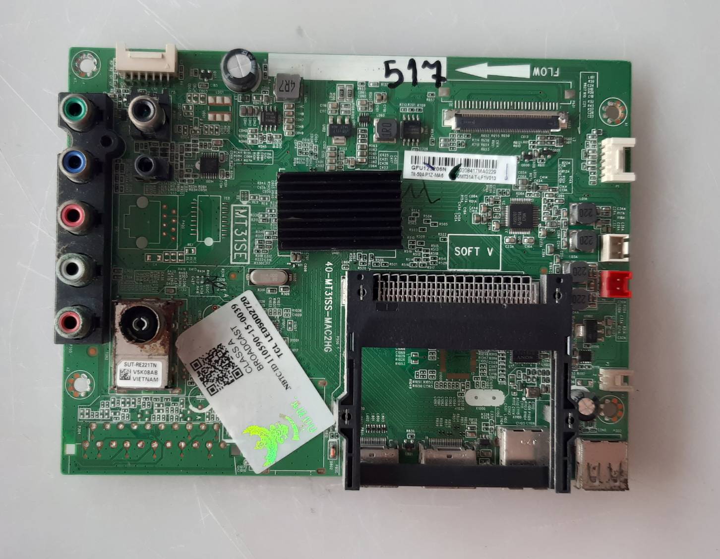 อันที่ 517 TCL 50D2720 ซีสเตร็ม MT31SE 40-MT31SS-MAC2HG