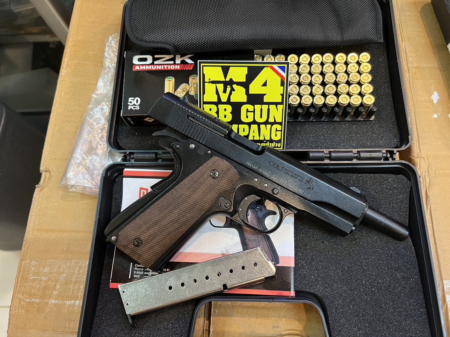 AKSA COLT 1911 ลาย Series 80 สีดำ