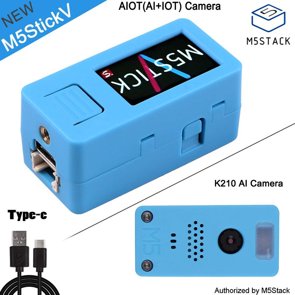 M5Stick-V ชุดพัฒนาอุปกรณ์ AI แบบพกพา