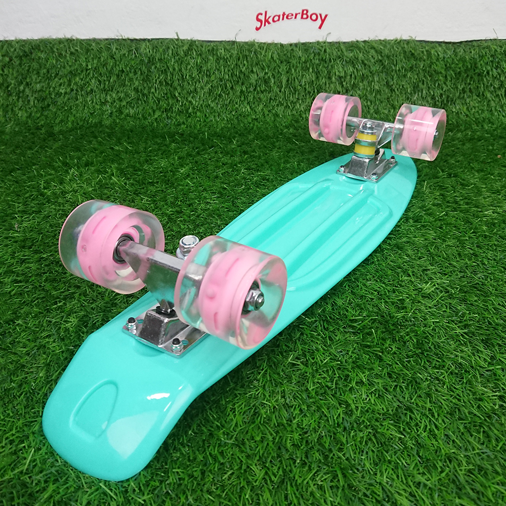 0202 Kid Skateboard ทรงเพนนี ล้อมีไฟ เลือกได้8สี น้ำหนักไม่เกิน 100kg