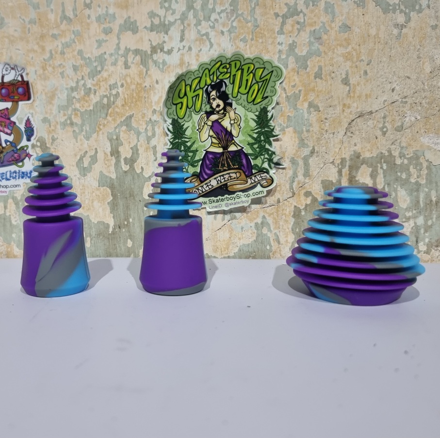 [1003] จุก Silicone set 3ชิ้น 2ขนาด 50/30mm ปิดขวดแก้ว หลอดแก้ว ทำความสะอาด กันน้ำหก