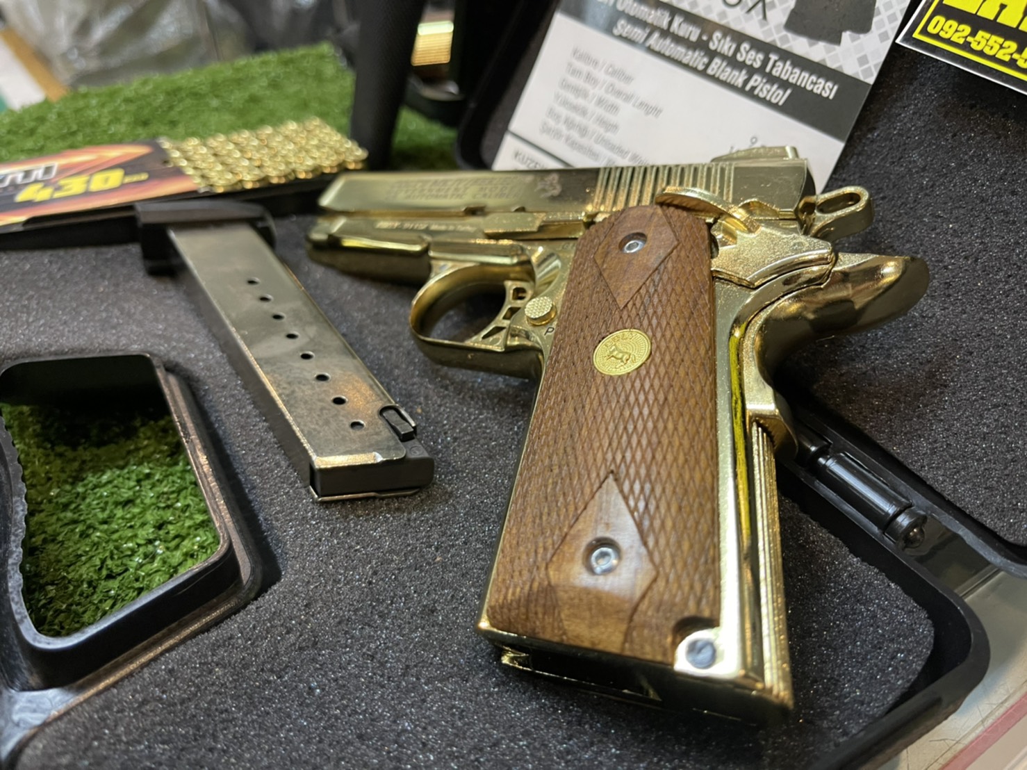 KUZEY M1911 ลาย Series 70 ลำกล้อง 4" ทอง