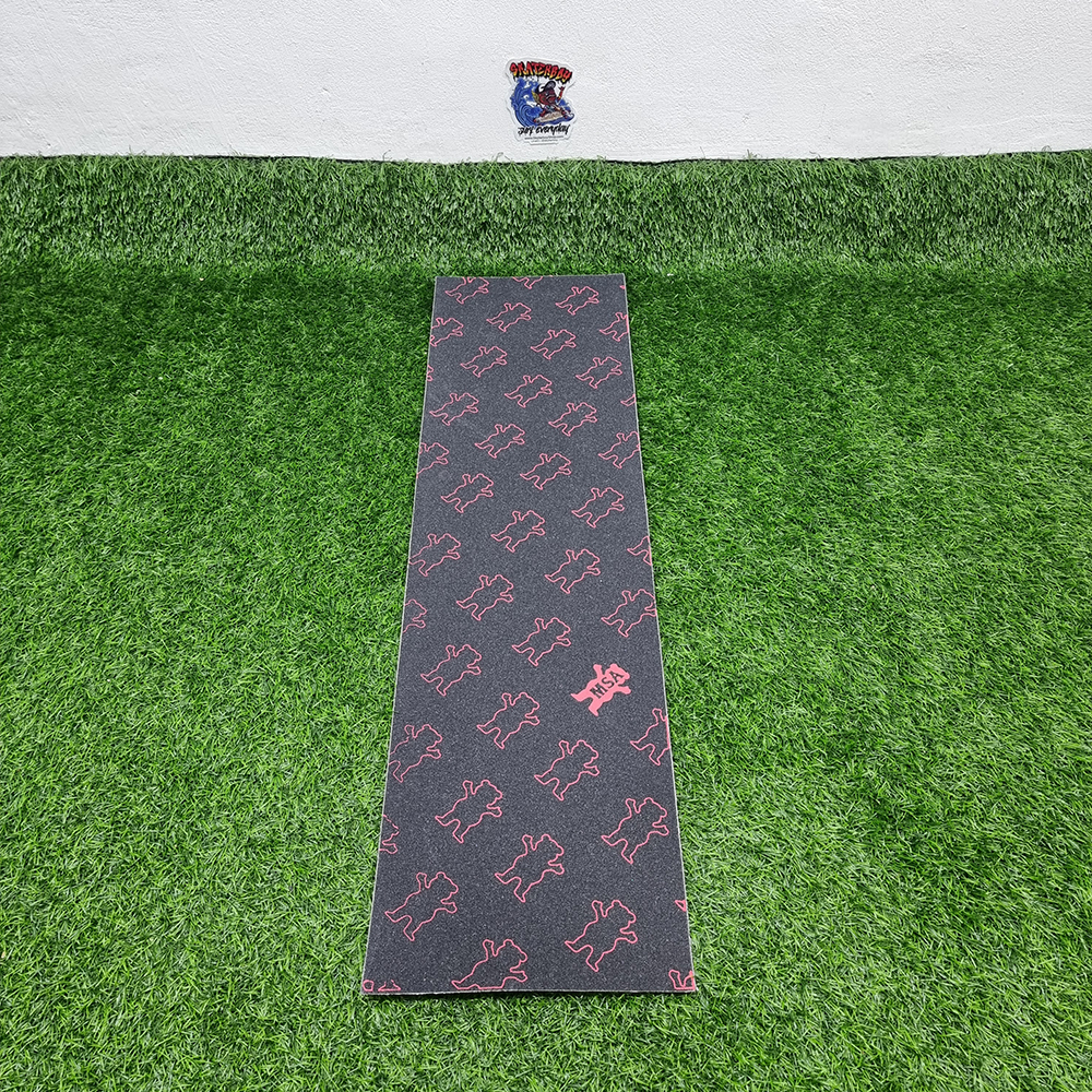 [0304] สติ๊กเกอร์กระดาษทราย ลายหมี ลายหนู ขนาด 83x24cm street skateboard Grip tape