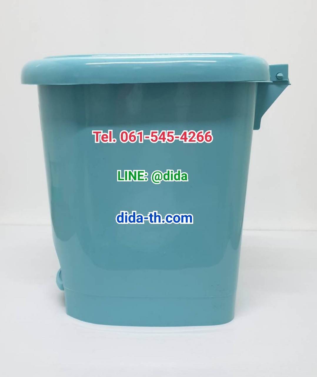 ถังขยะเท้าเหยียบ รูปไข่ 14 ลิตร