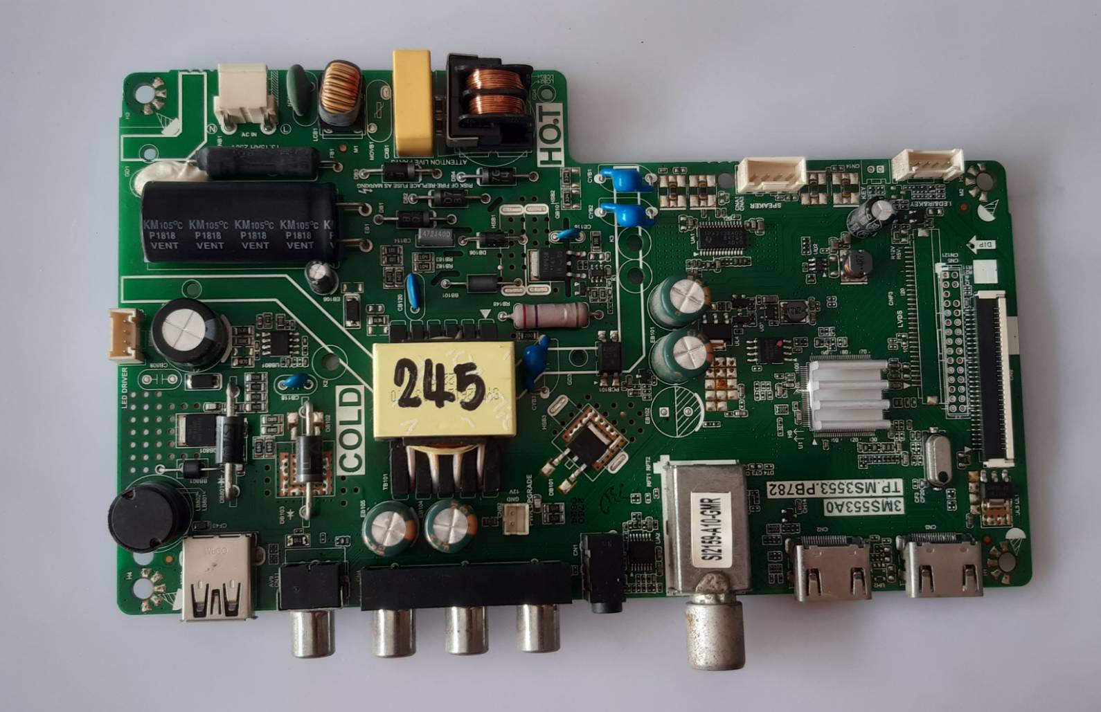 อันที่ 245 ACONATIC AN-32DH800NS ซีสเตร็ม 3MS553A0 TP.MS3553.PB782 ดีเทสแล้ว