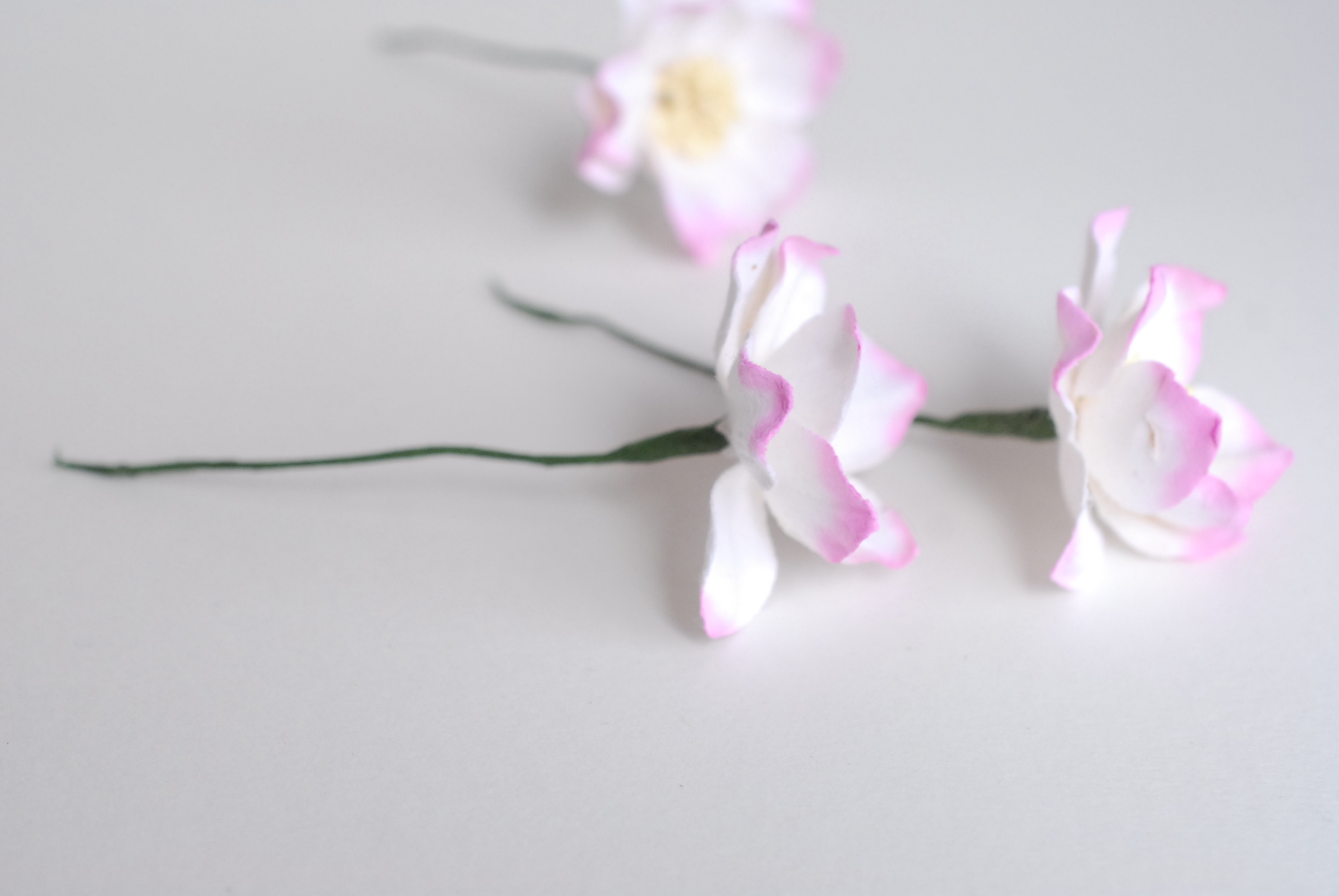 ดอกไม้กระดาษสา ดอกโลตัสอินโดนิเซียกระดาษ ดอกไม้กระดาษสาราคาส่ง ดอกไม้กระดาษสำหรับตกแต่งของชำร่วย งานแต่งงาน ทำช่อดอกไม้ติดอกเจ้าบ่าว ข้อมือดอกไม้เจ้าสาว ขนาด3.5 cm. 25 ดอก สีชมพปัด Paper flowers supplies: DIY wedding tools Big Cherry blossom (Lotus Indoni