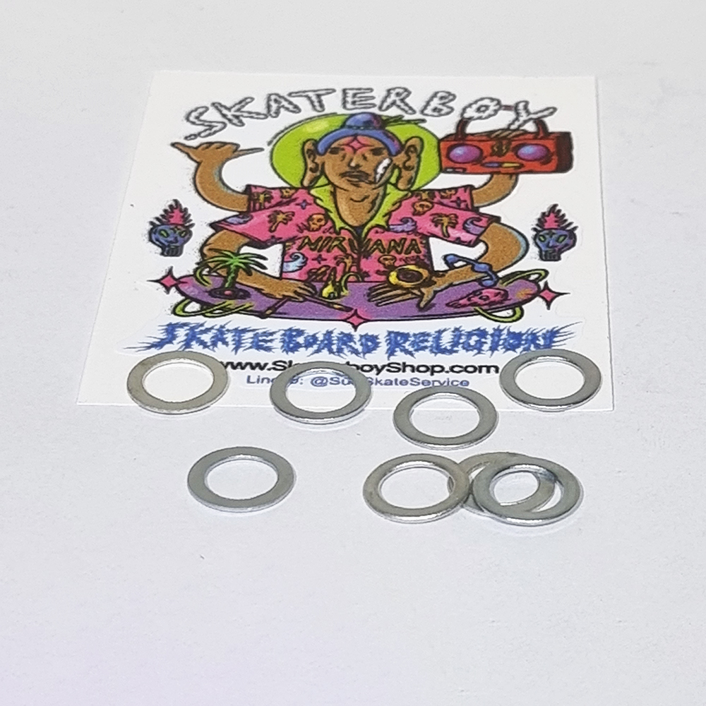 [0318] แหวนทรัค ปะเก็นแบริ่ง สีดำ สีเงิน สีทอง gasket sliding bearing truck