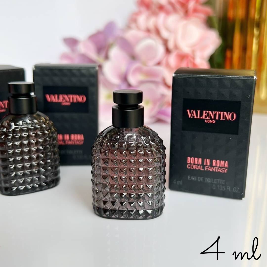 Valentino Uomo Born In Roma Coral Fantasy EDT For Men ขนาดทดลอง 4 ml