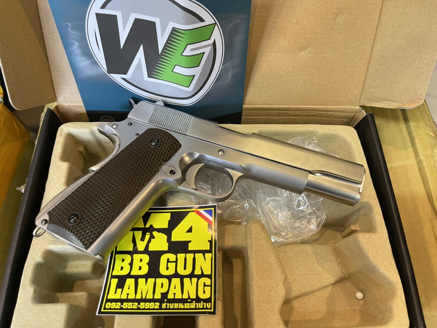 WE - Colt M1911A1 - สีเงินเงา