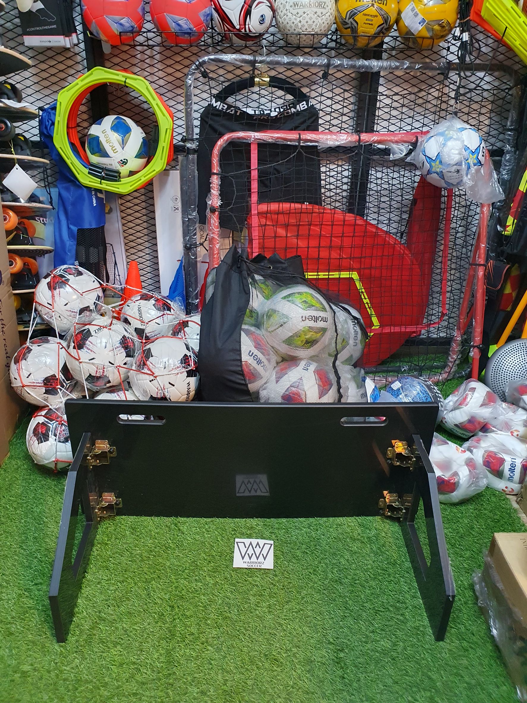 กระดานโต้บอล Soccer Rebounder Board บานพับกันสนิม
