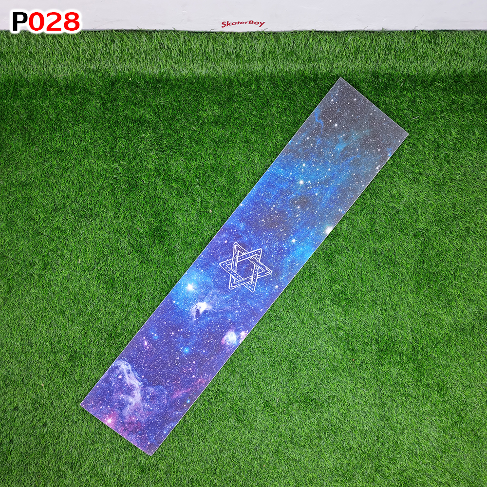 0303 สติ๊กเกอร์ กระดาษทราย 120x26 cm สำหรับ สเก็ตบอร์ด เซิร์ฟสเก็ต ลองบอร์ด Graphic Grip Tape skateboard longboard surf skate