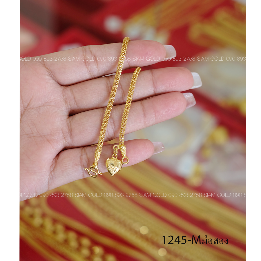 (M) สร้อยข้อมือหกเสา 2 สลึง (มือสอง)