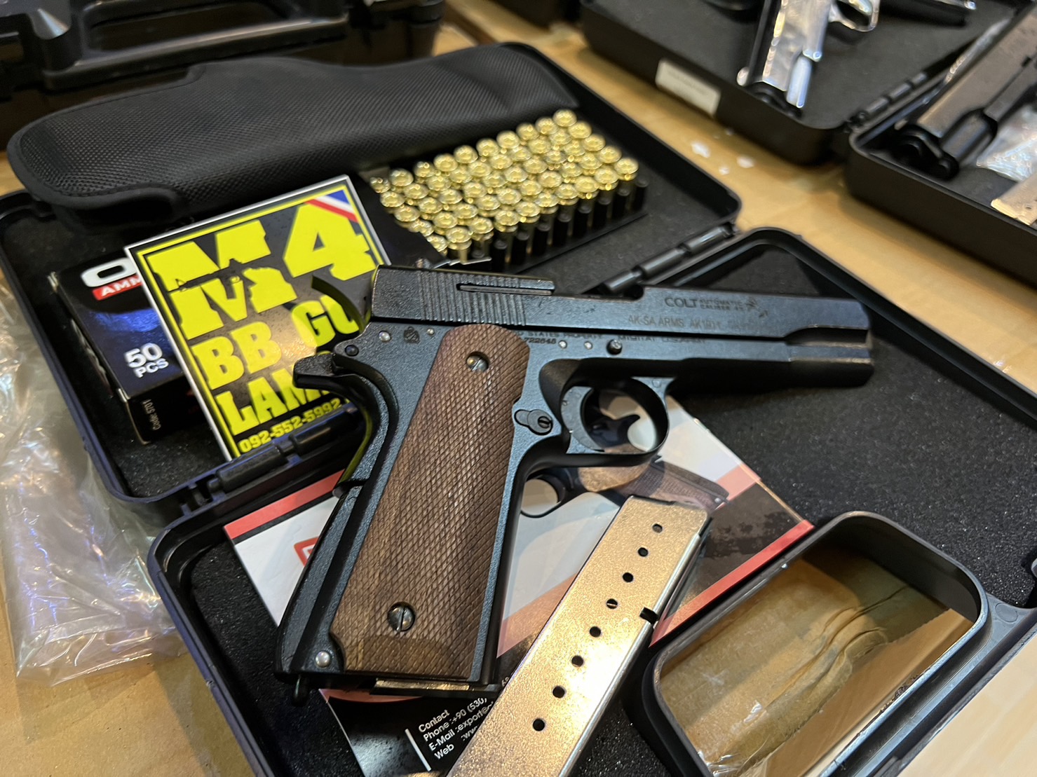 AKSA COLT 1911 ลาย Series 70 สีดำ