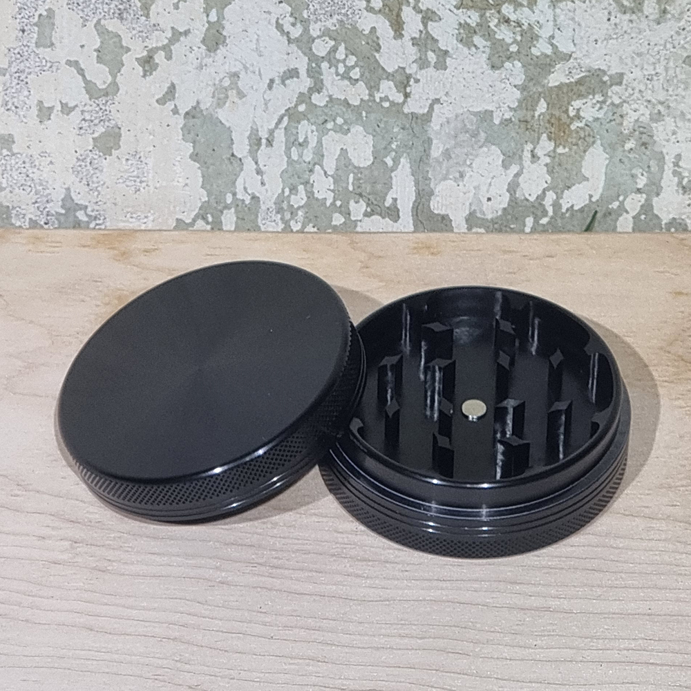 [1002] aluminum Grinder ขนาด 63mm 1ชั้น ฟันคม CNC ที่บดสมุนไพร เครื่องบดสมุนไพร บดกาแฟ ไกเดอร์บด