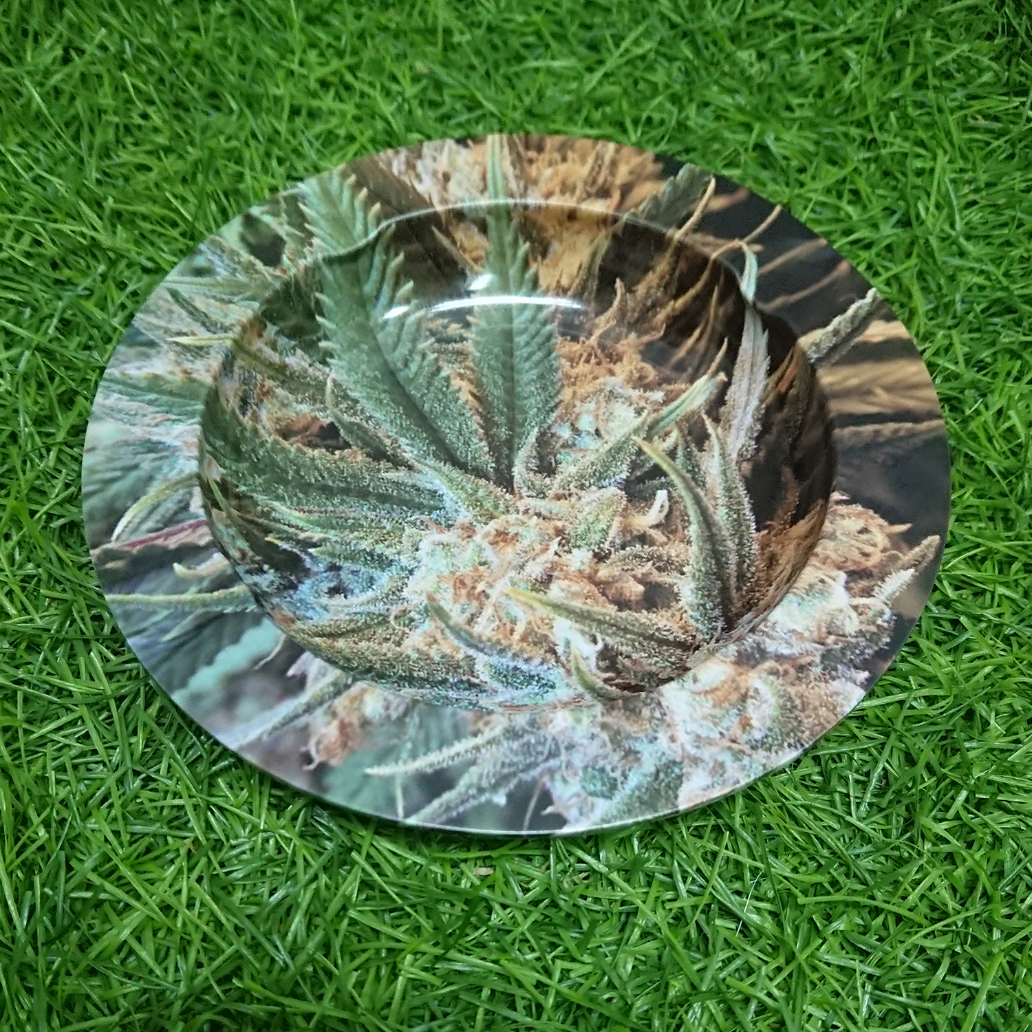 [1003] ถาดอเนกประสงค์ รองแก้ว ใส่ขนม ใส่ของ ขนาดเล็ก 14 cm สูง 2cm