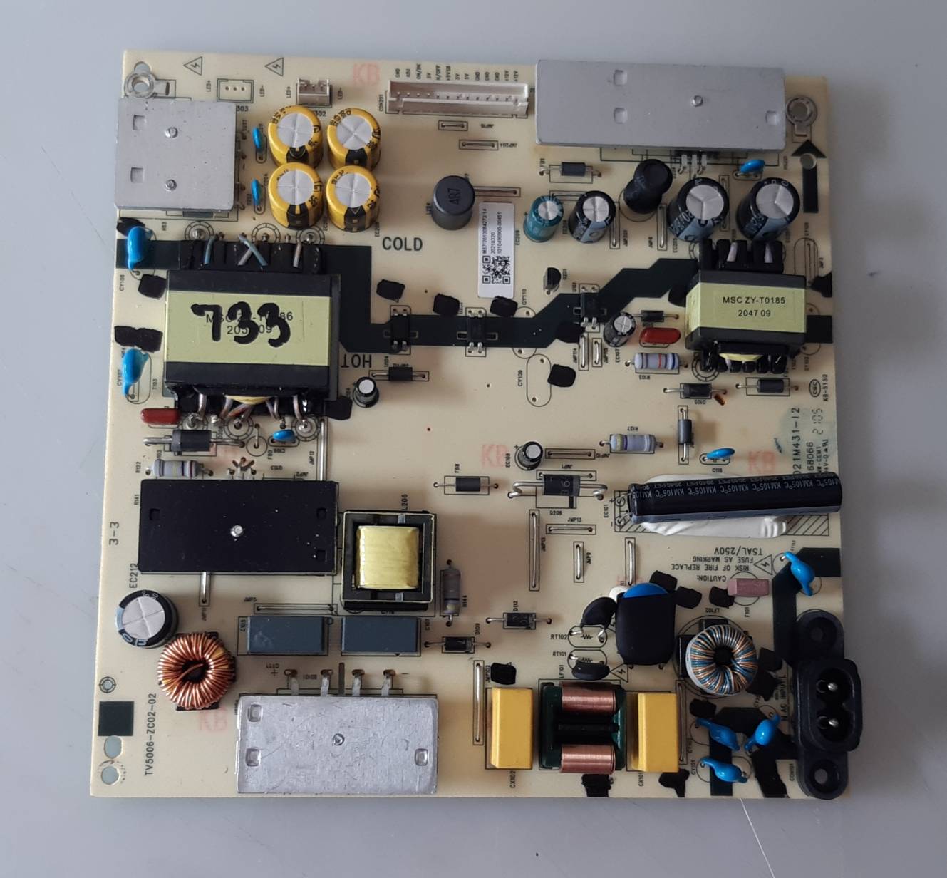 อันที่ 733 Haier LE50K8000UA ซัฟฟลาย TV5006-ZC02-02 E021M431-12