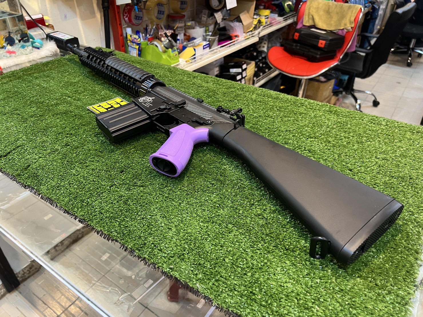 Double Bell 100 KAC SR 25 MK11 MODO Custom AEG