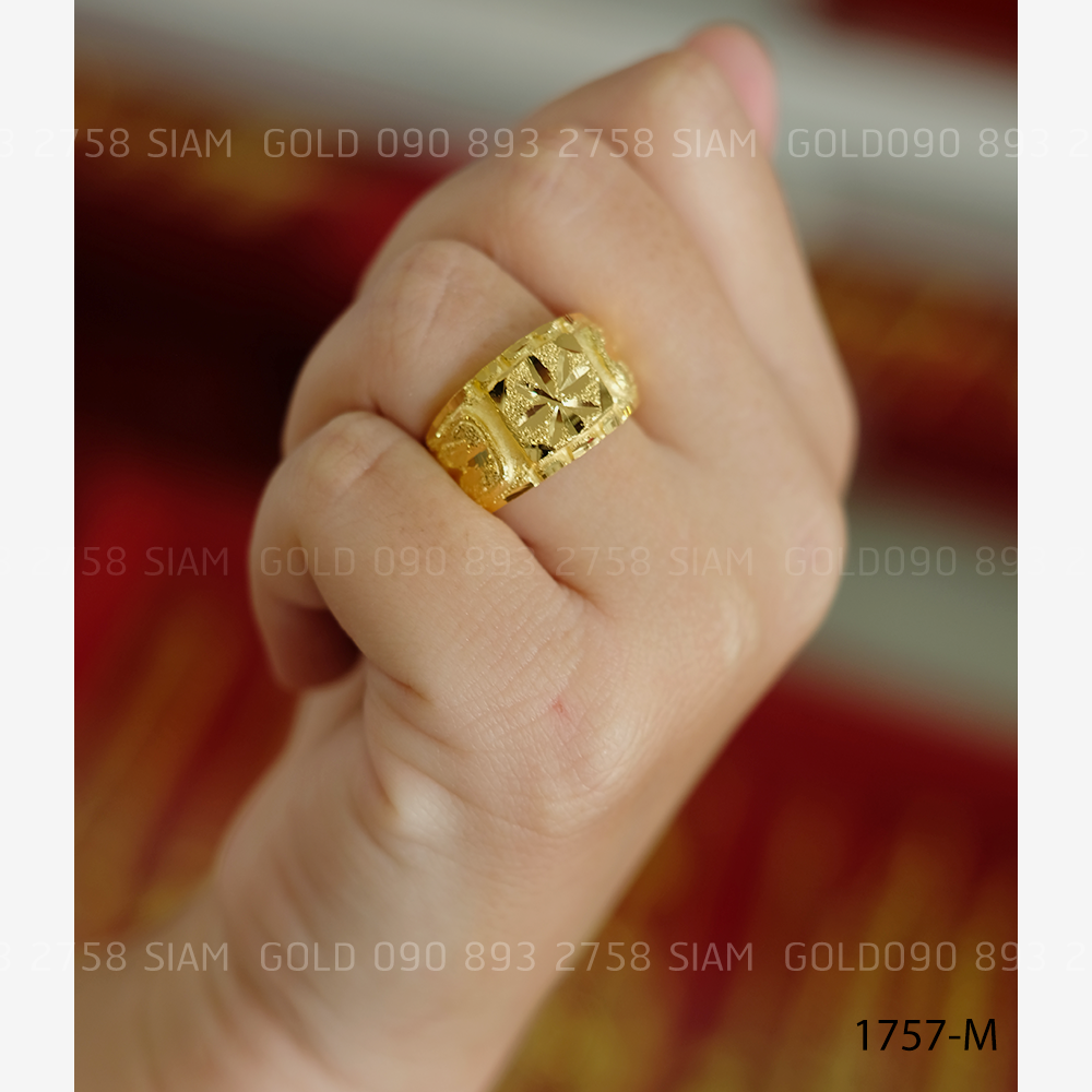 (M) แหวนตัดจิกเพชร