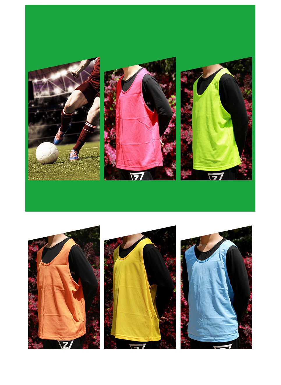 เสื้อกล้าม ผ้าตาข่าย เสื้อเอี้ยม เสื้อสี แพ็ค10ตัว