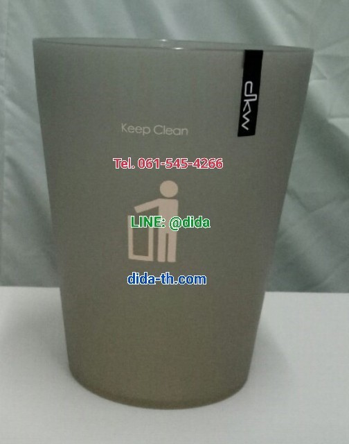 ถังขยะใส ทรงกลม 9 ลิตร