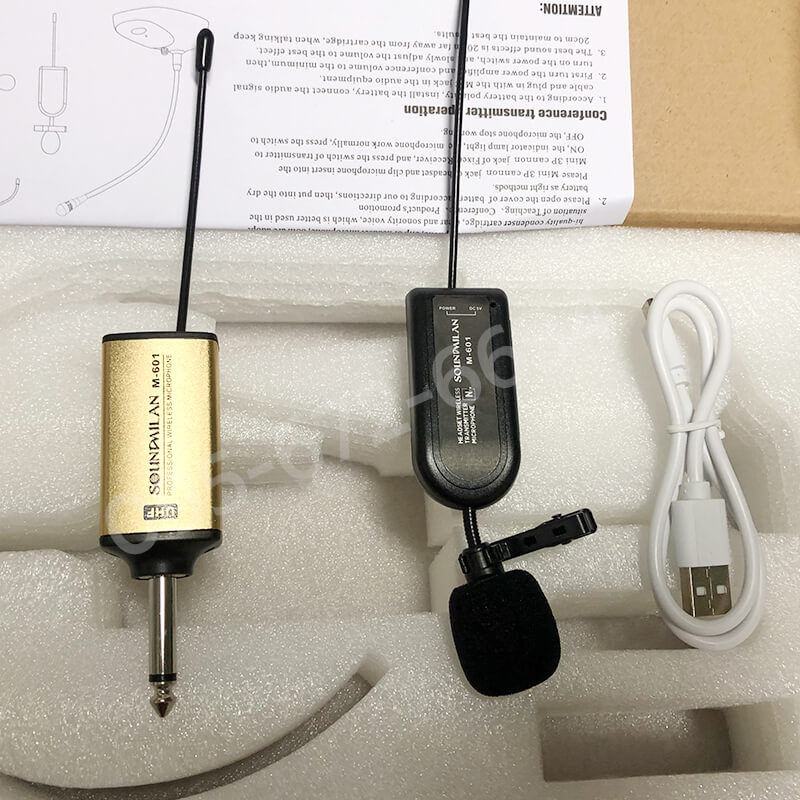 ไมค์ลอย ไมคโครโฟน ไมค์หนีบ Microphone M-601