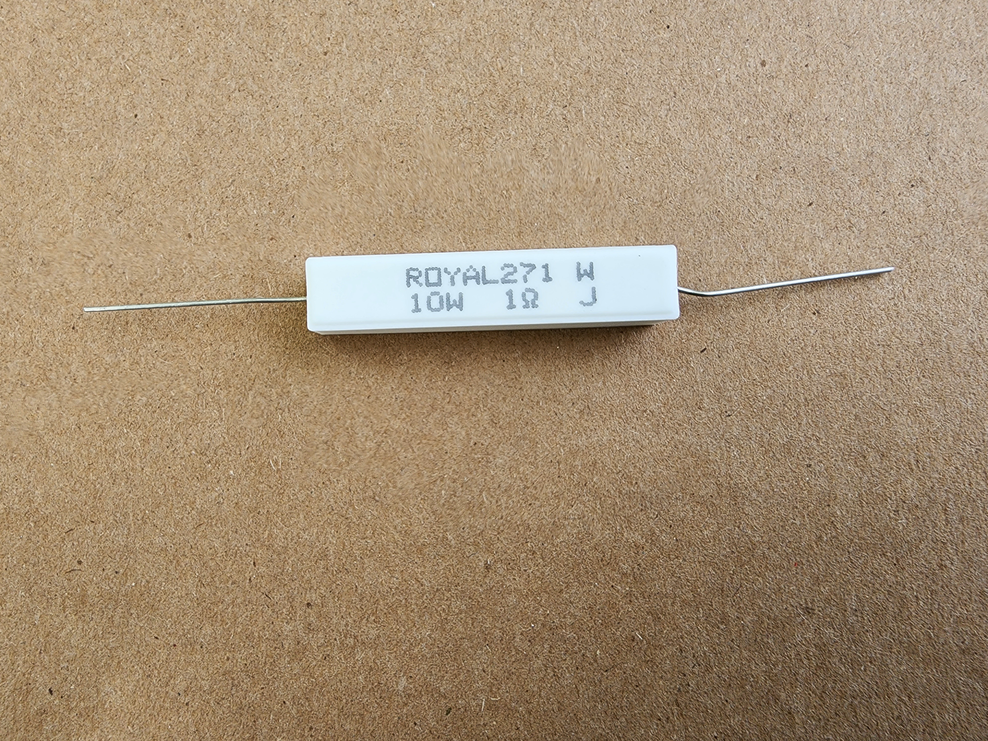 อาร์กระเบื้อง 1 Ohm 10W J ตัวต้านทานกระเบื้อง