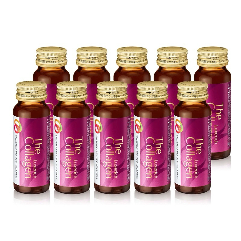 Shiseido The Collagen Luxe Rich Drink 1.7 fl oz (50 ml) x 10 Bottles 0 กก.
