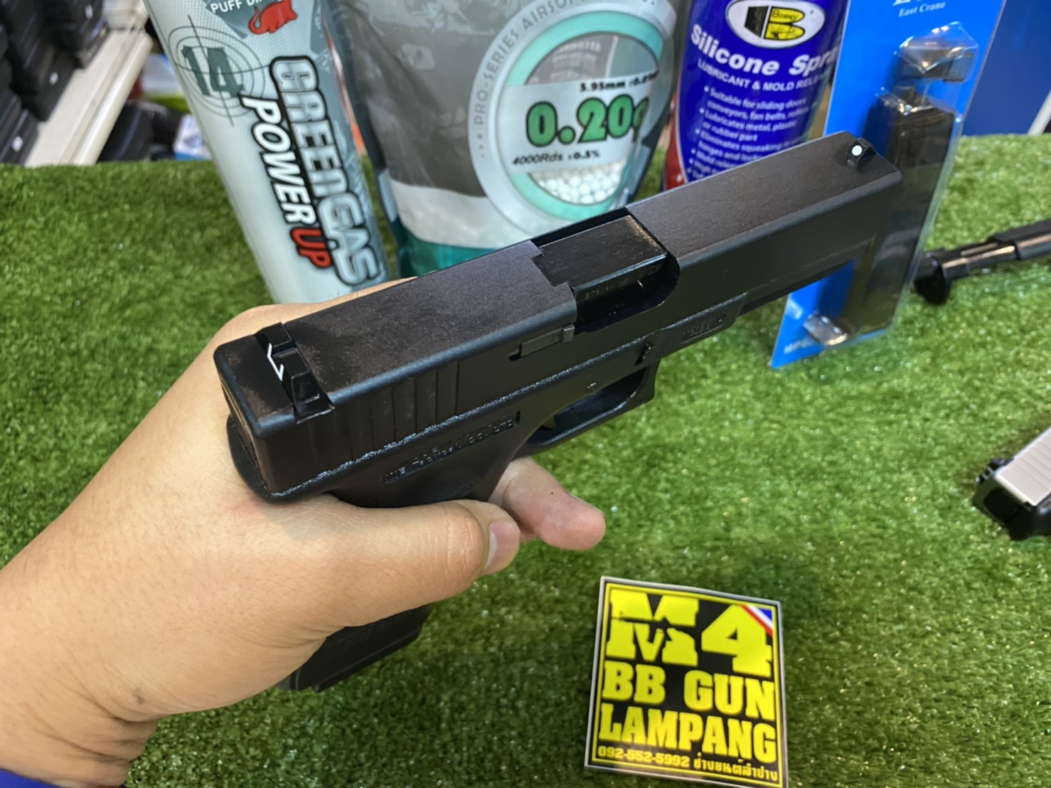 WE G17 Glock 17 Gen4 - สีดำ