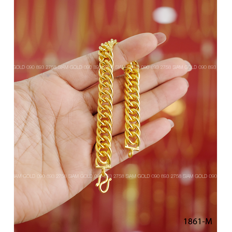 สร้อยข้อมือ เลสเรียบ 2 บ. (M)