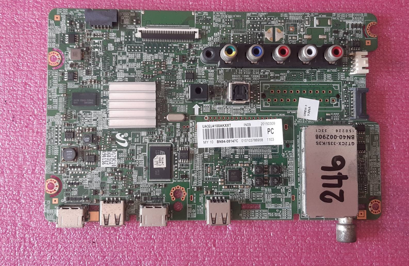 อันที่ 246 Samsung UA32J4100AK ซีสเตร็ม BN94-08147C ดีเทสแล้ว