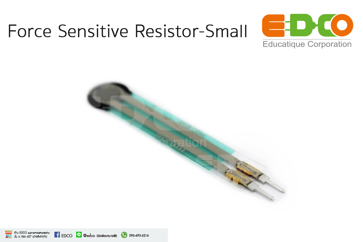 Force Sensitive Resistor - Small (ตรวจวัดแรงกด และ วัดน้ำหนัก) [SEN09673]