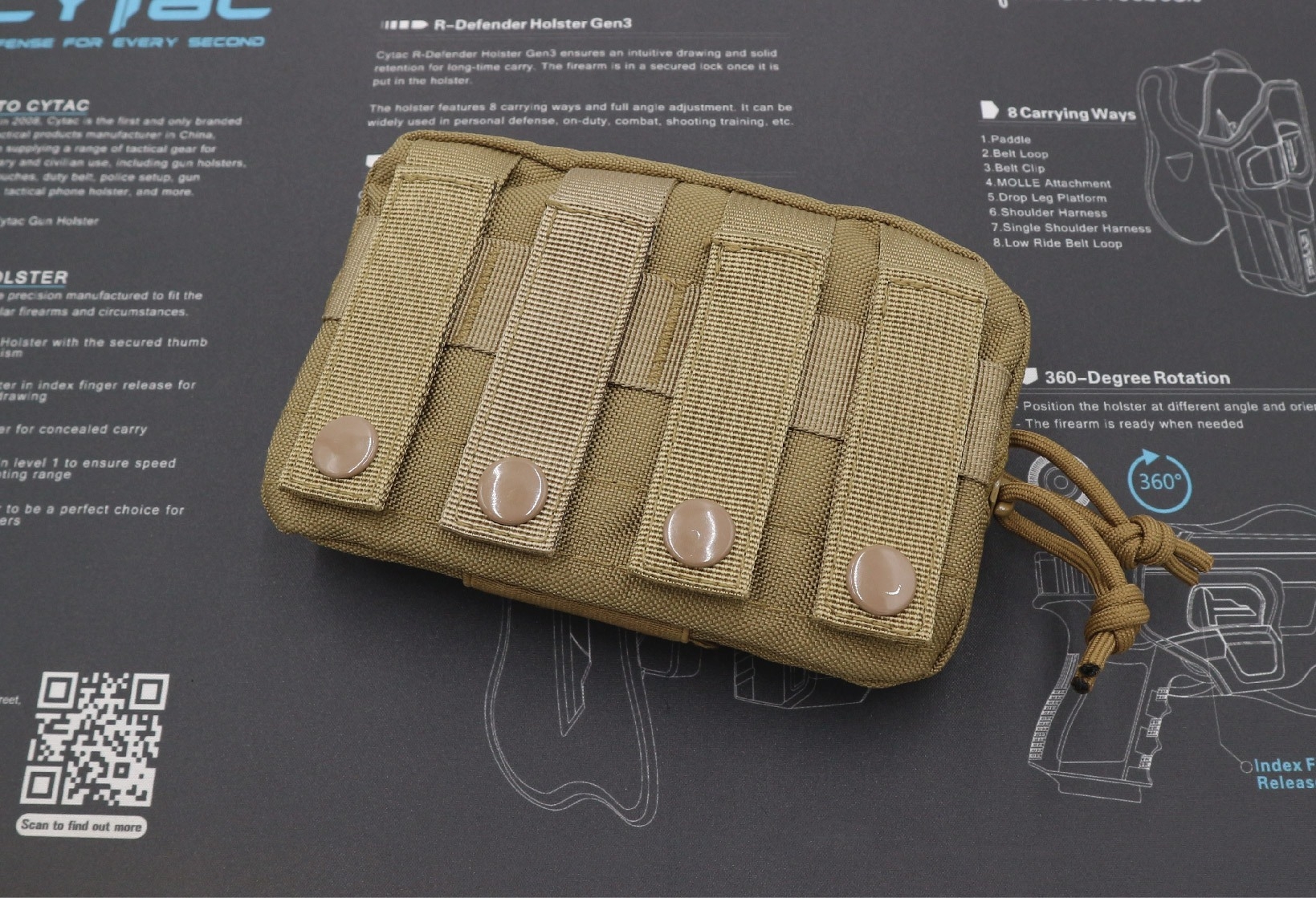 กระเป๋าติดเวส Admin pouch (K0150)