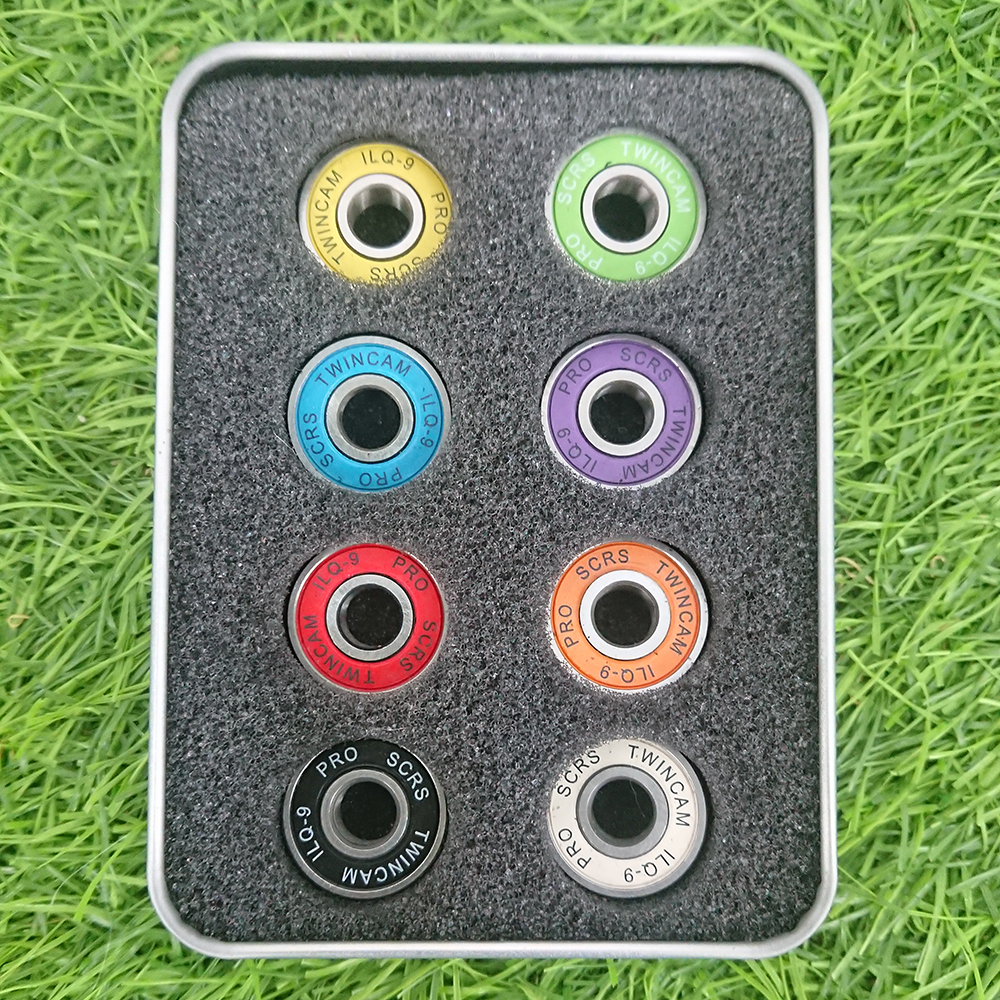 [0318] ลูกปืนล้อ แบริ่งล้อ 608 พร้อมกล่อง 8ชิ้น สเก็ตบอร์ด โรลเลอ อินลายสเก็ต bearing skateboard roller inline