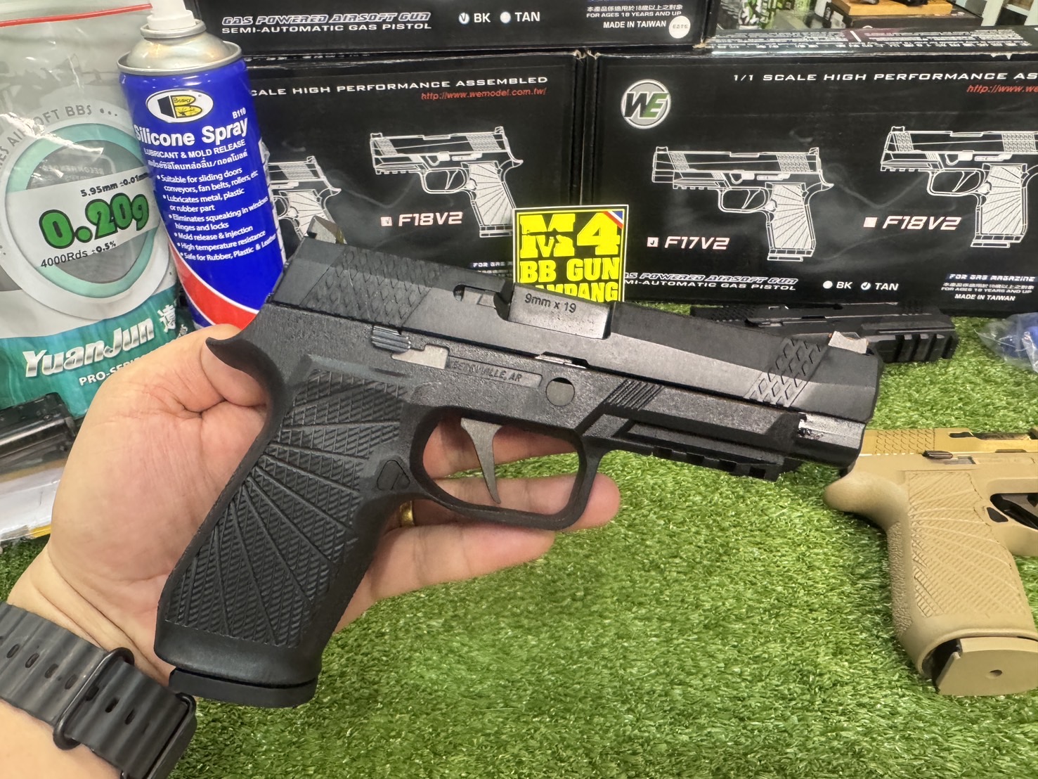 WE SIGSAUER P320 F18 V2 WILSON COMBAT (BLCAK)