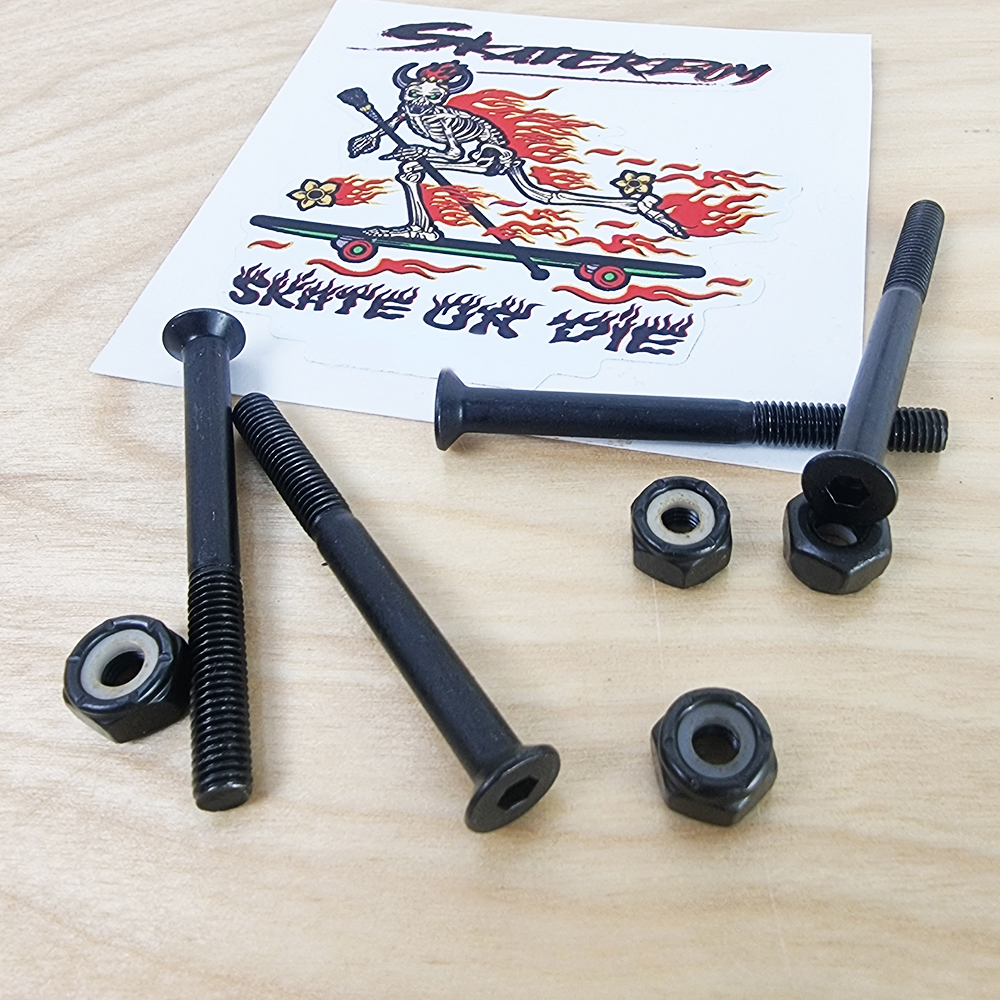 [0309] Skateboard truck mounting nut, hexagonal head, shoulder with female, size skate tool 25mm 28mm 30mm 35mm 53mm
