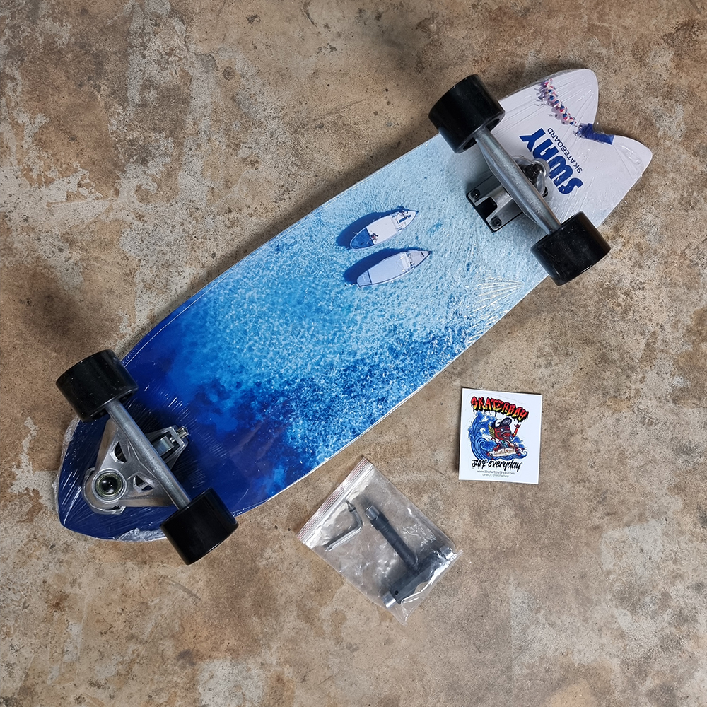 0201 Surf skate บอร์ด32นิ้ว แนะนำสูงไม่เกิน150cm เลี้ยว40,50องศา พร้อมเล่น