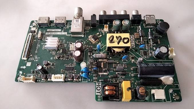 อันที่ 270 TCL 32D2940 ซีสเตร็ม 3MST36A0T TP.MS3663.PB784 ดีเทสแล้ว