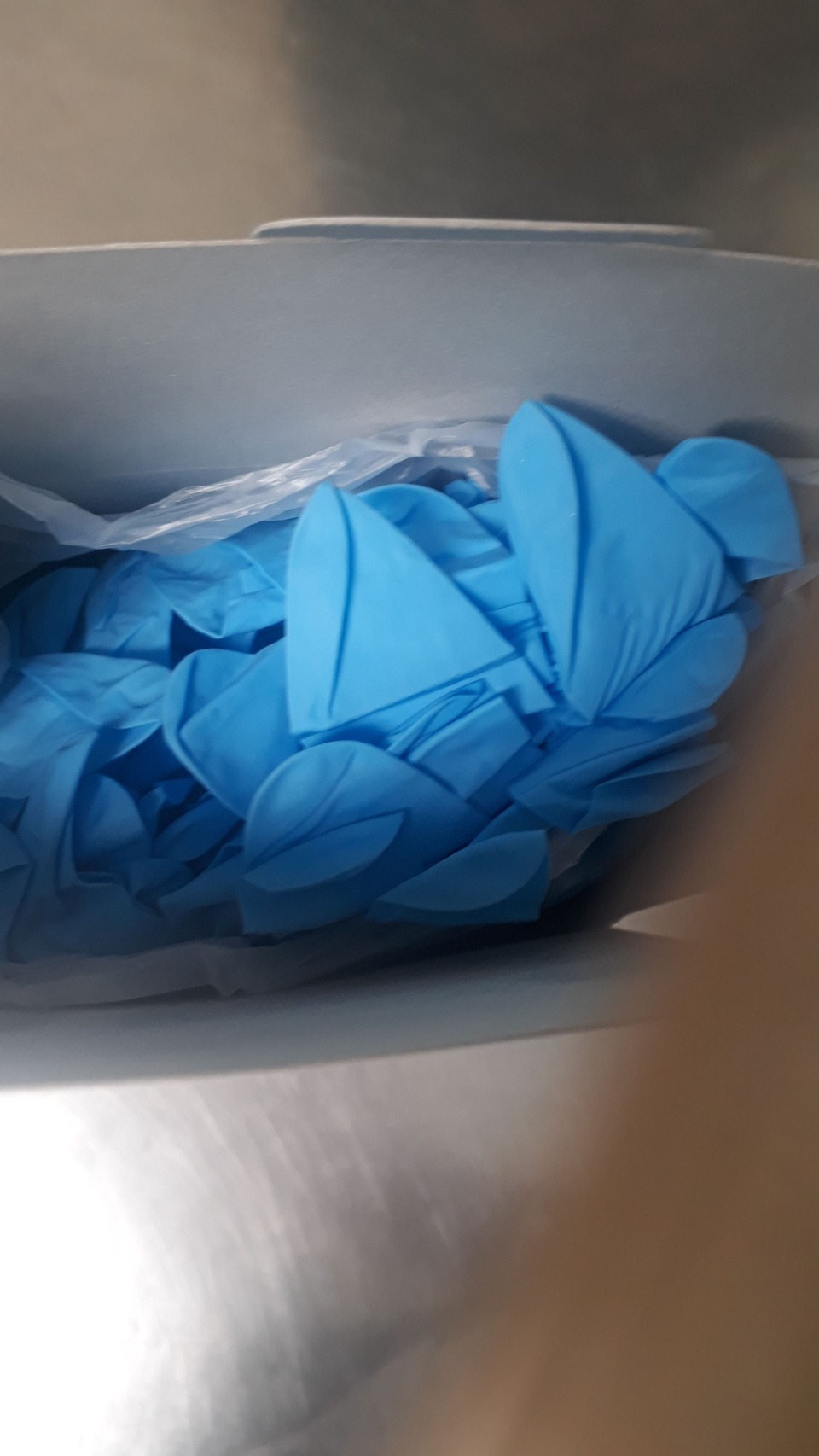 [ยกลัง 10 กล่อง] ถุงมือไนไตรข้อยาว สีฟ้า ไม่มีแป้ง 12 นิ้ว หนา 5 มิล หนัก 7.5 กรัม (100ชิ้น/กล่อง) แบรนด์ ดูราเซฟ แอดวานซ์