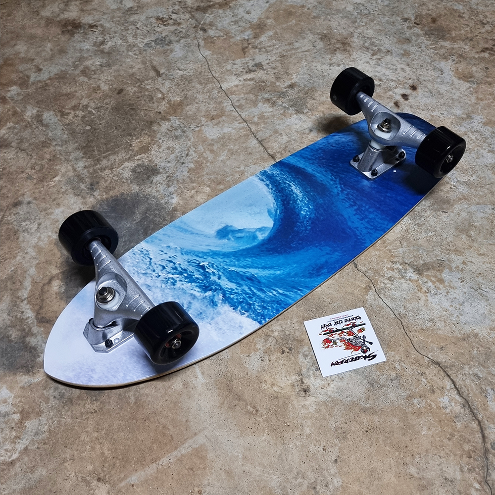 0201 Surf skate custom บอร์ด28.5นิ้ว สำหรับเด็ก สูงไม่เกิน 150cm บอร์ดไม้ เซิร์ฟ สเก็ตบอร์ด พร้อมเล่น