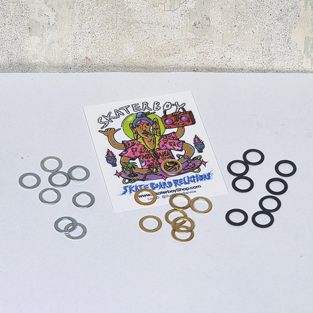 [0318] แหวนทรัค ปะเก็นแบริ่ง สีดำ สีเงิน สีทอง gasket sliding bearing truck