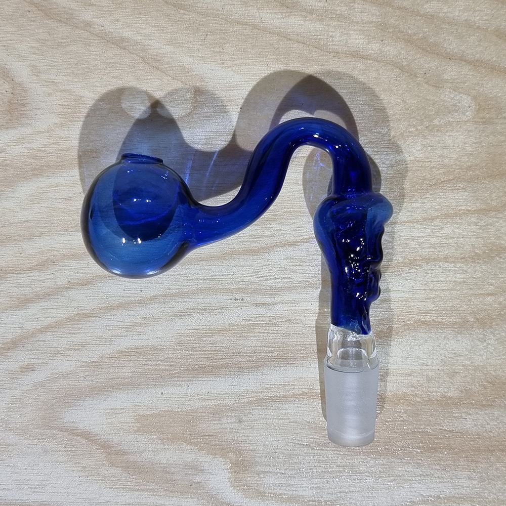 [1005] บัวผัน แก้ว งาน Wax Dab hash ขนาด 14mm ลงสี ลายกระโหลก