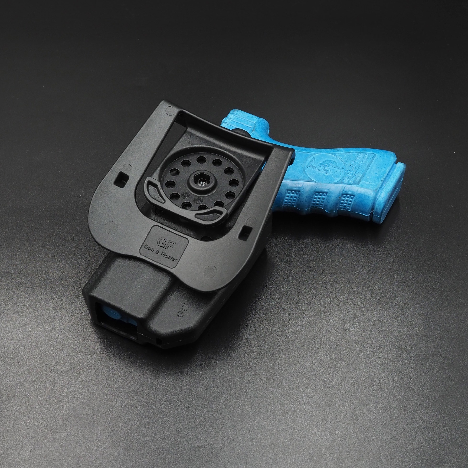 ซองพกนอก ปลดล็อคนิ้วโป้ง รุ่น Glock 17 GF (K0540)