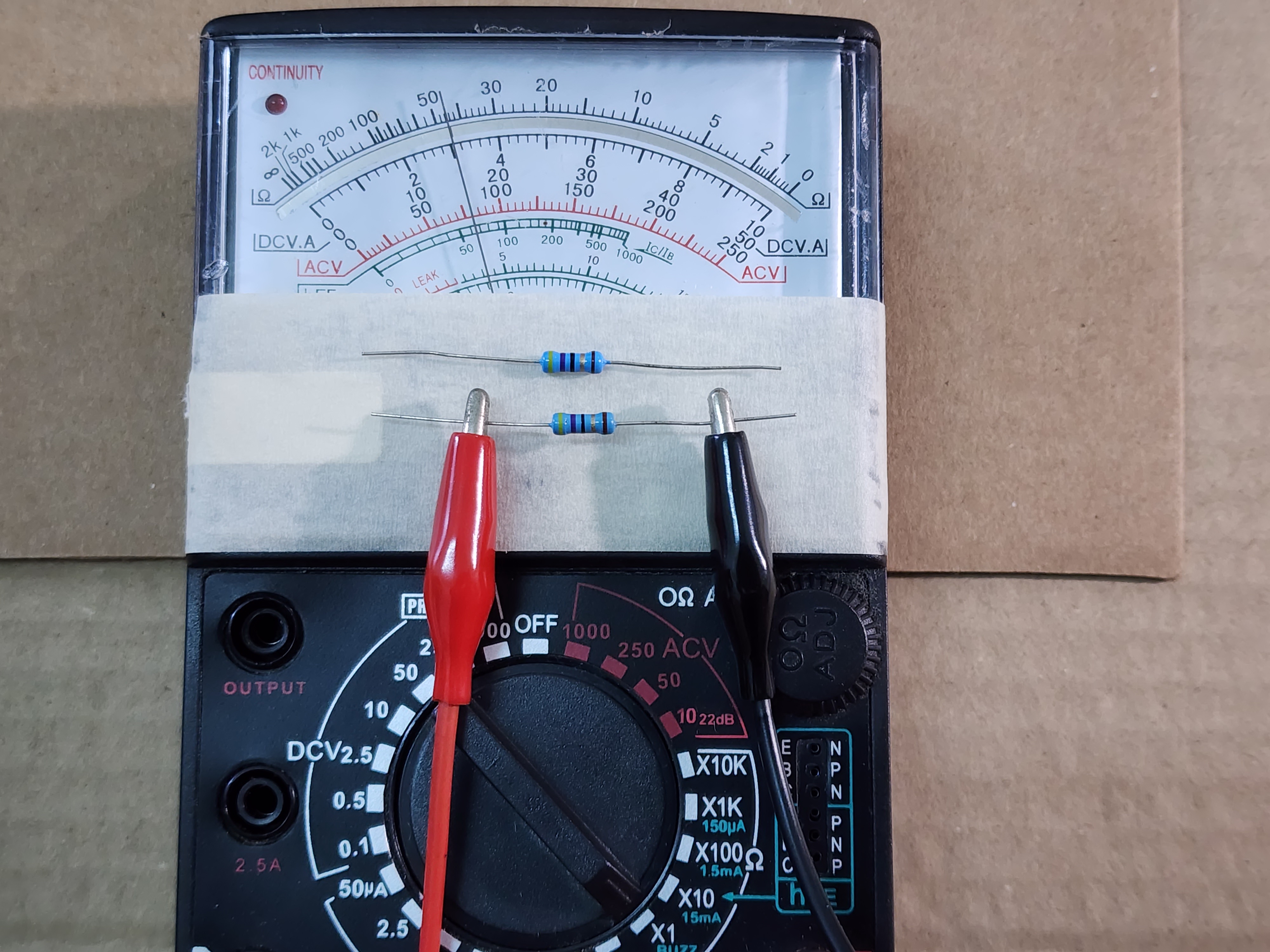 ตัวต้านทาน 47 Ohm ±1% 5 แถบสี มีสีอะไร