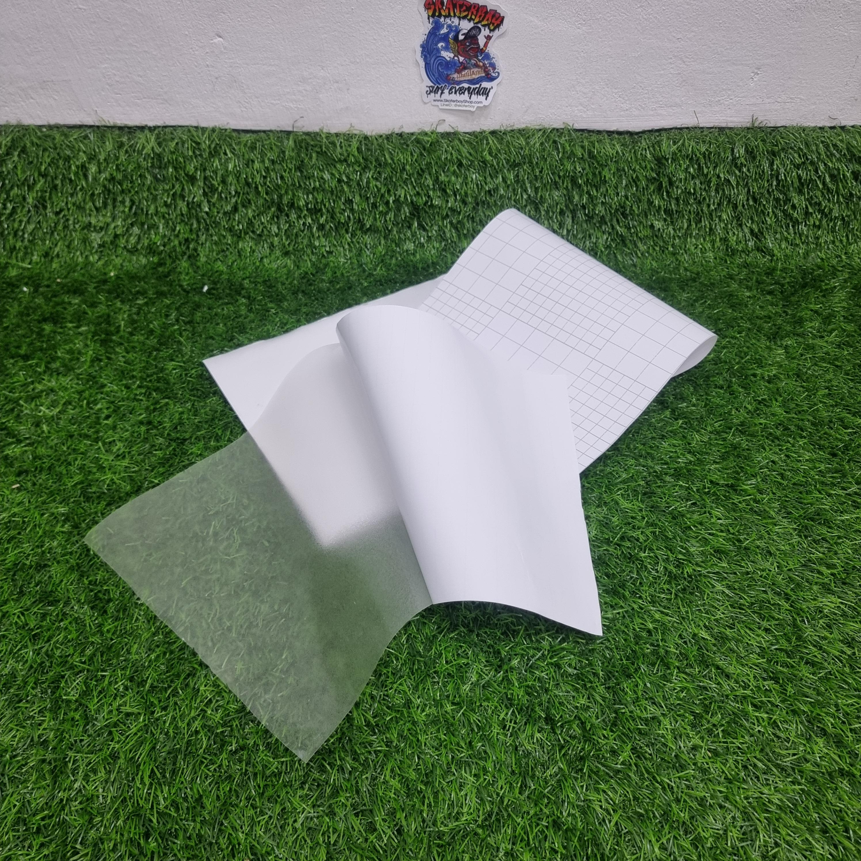 [0304] สติ๊กเกอร์ใสกันรอย ป้องกันล้อกัดลายบอร์ด ขนาด 89x23cm anti bite wheel