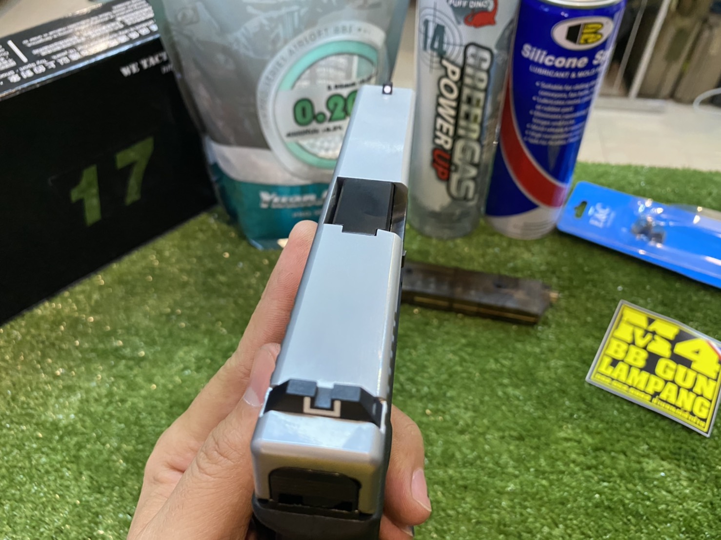 WE Glock17 Gen3 – สีเงิน