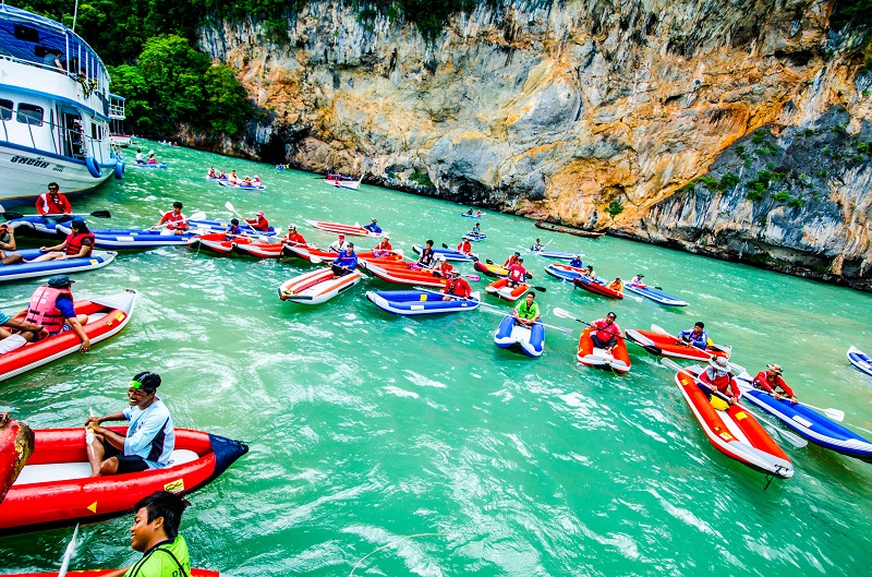 ทัวร์อ่าวพังงา เขาตะปู เกาะปันหยี เกาะไข่ โดยเรือสปีดโบ๊ท James Bond Island-Khai Island by Speedboat